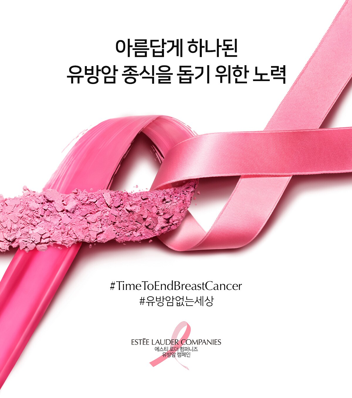 아름답게 하나된 유방암 종식을 돕기 위한 노력